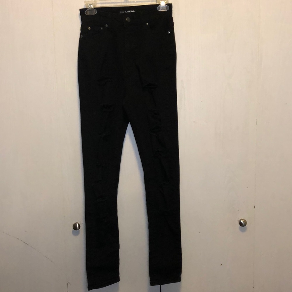 Fashion nova black skinny pants